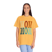 Mom Unisex Garment-Dyed Crew Neck Printed T-shirt