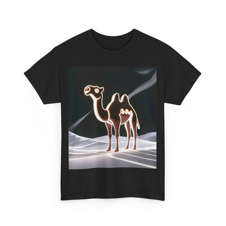 Camel Printed Heavy Cotton Unisex Tee