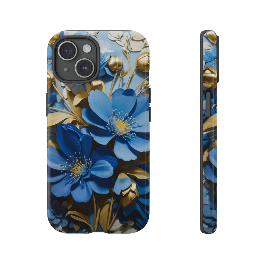 Tough Phone Cases, Colorful Floral Design, Apple iPhone, Samsung Galaxy, and Google Pixel devices with premium-quality custom protective phone cases.