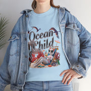 Ocean Child Printed Unisex Heavy Cotton Short Sleeve T-Shirt