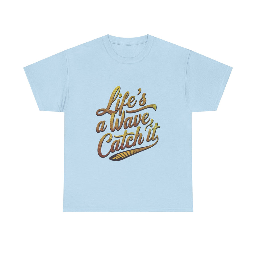 Gildan Life is a Wave Printed Unisex Heavy Cotton Short Sleeve Tee