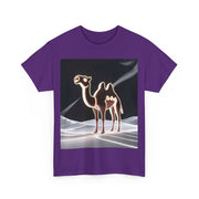 Camel Printed Heavy Cotton Unisex Tee