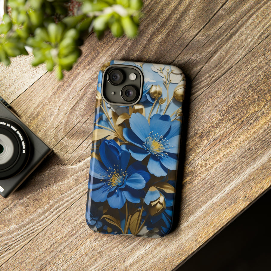 Tough Phone Cases, Colorful Floral Design, Apple iPhone, Samsung Galaxy, and Google Pixel devices with premium-quality custom protective phone cases.