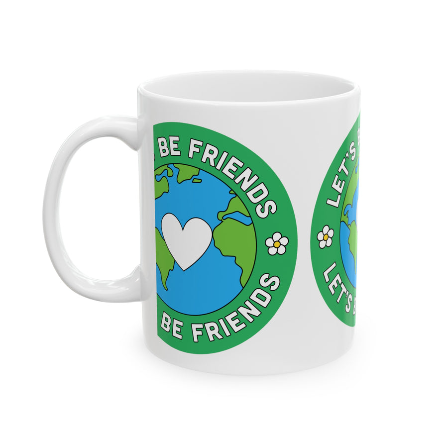 Eco Slogan  Printed Ceramic Mug, (11oz, 15oz)