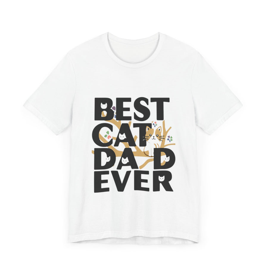 Unisex Jersey Short Sleeve Cat Dad T-Shirt