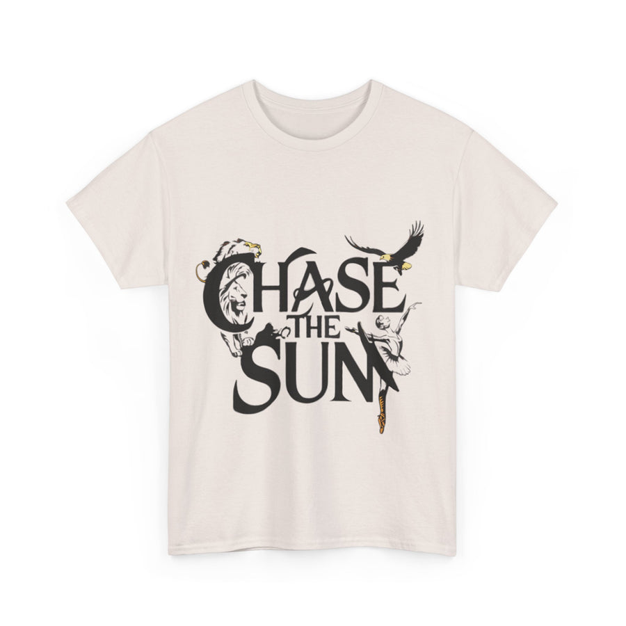 Gildan Chase the Sun Unisex Heavy Printed Short Sleeve Cotton Tee