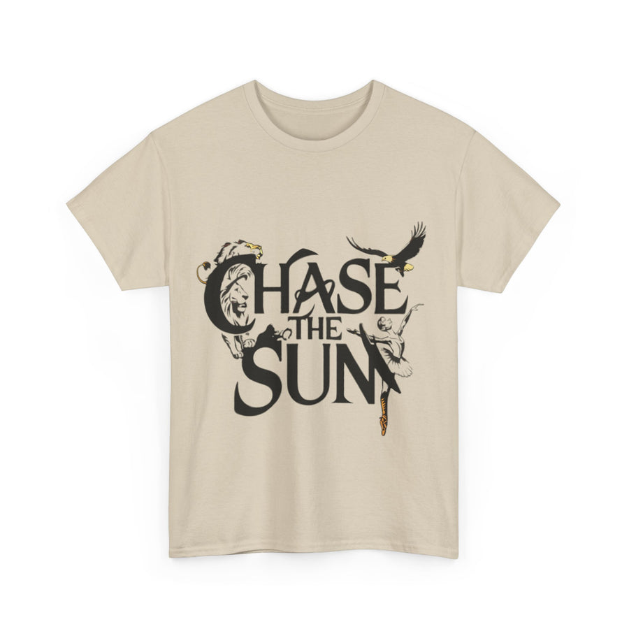 Gildan Chase the Sun Unisex Heavy Printed Short Sleeve Cotton Tee