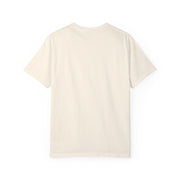 Garment-Dyed Crew Neck Chest Print T-shirt