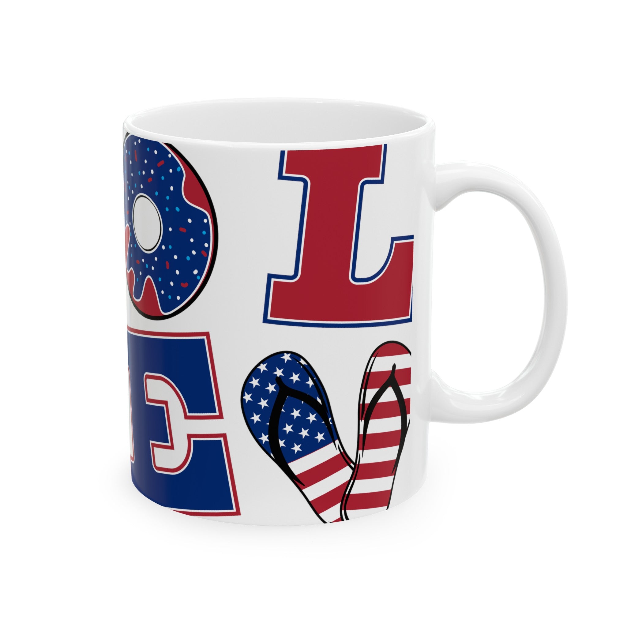 Love Printed Ceramic Mug, (11oz, 15oz)