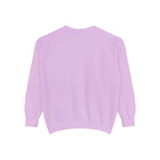 Unisex Garment-Dyed Crew Neck Chest Print Sweatshirt