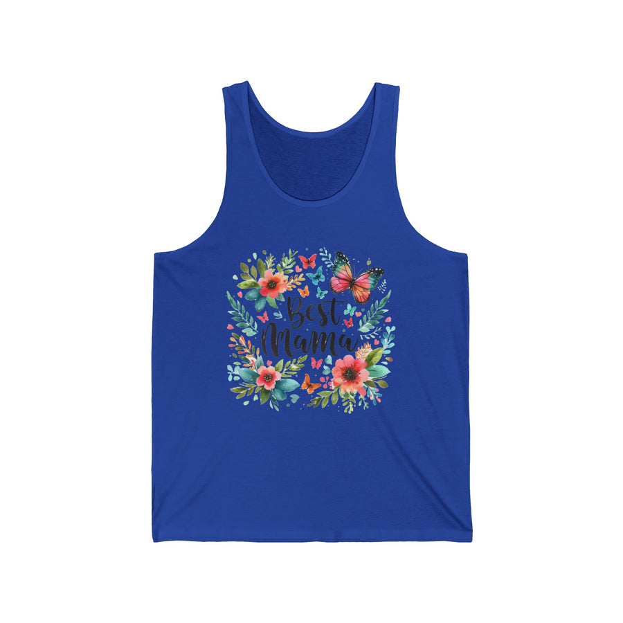 Unisex Jersey Mama Printed Tank Top