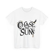 Gildan Chase the Sun Unisex Heavy Printed Short Sleeve Cotton Tee