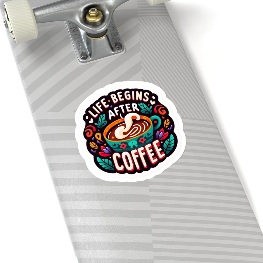 Coffee Kiss-Cut Stickers