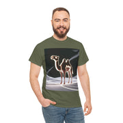 Camel Printed Heavy Cotton Unisex Tee