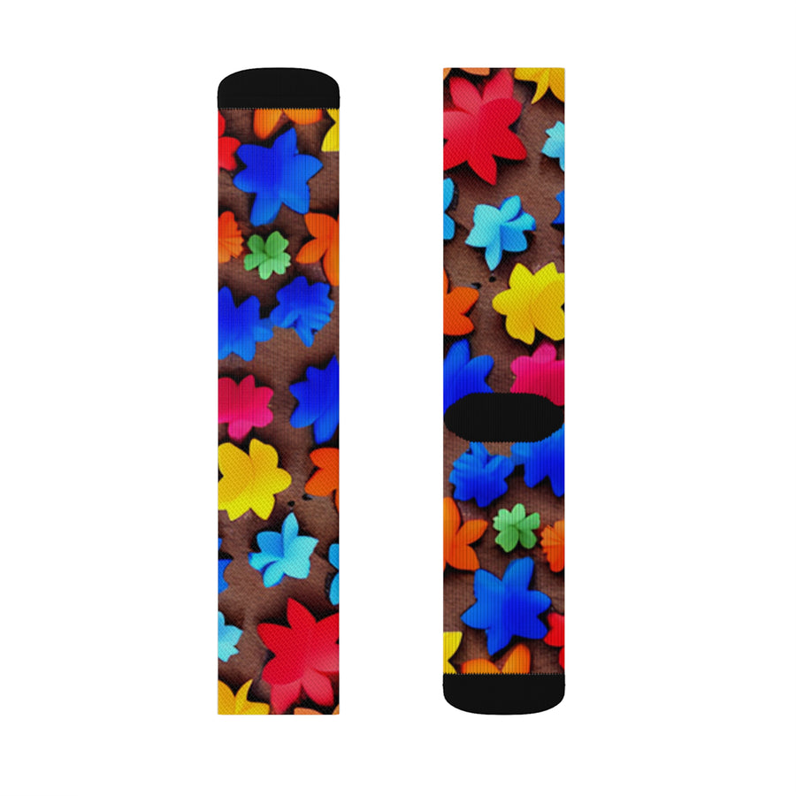 Sublimation Socks, eye catching floral  Designs