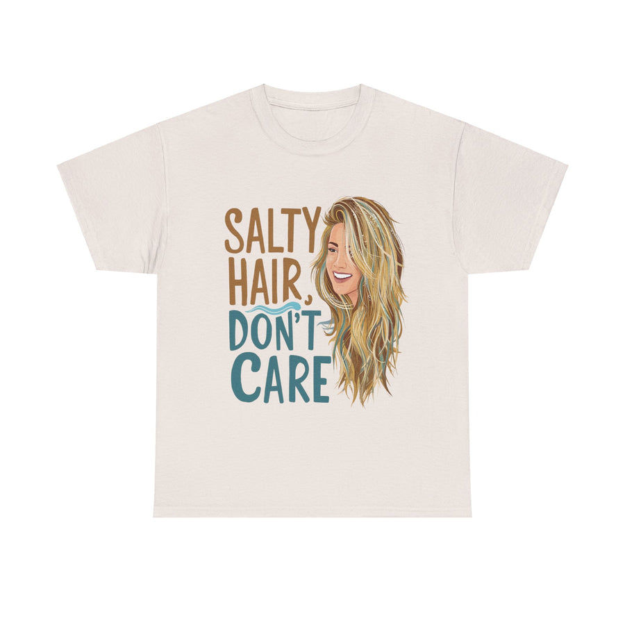 Gildan Salty Hair Unisex Heavy Printed Short Sleeve Cotton Tee