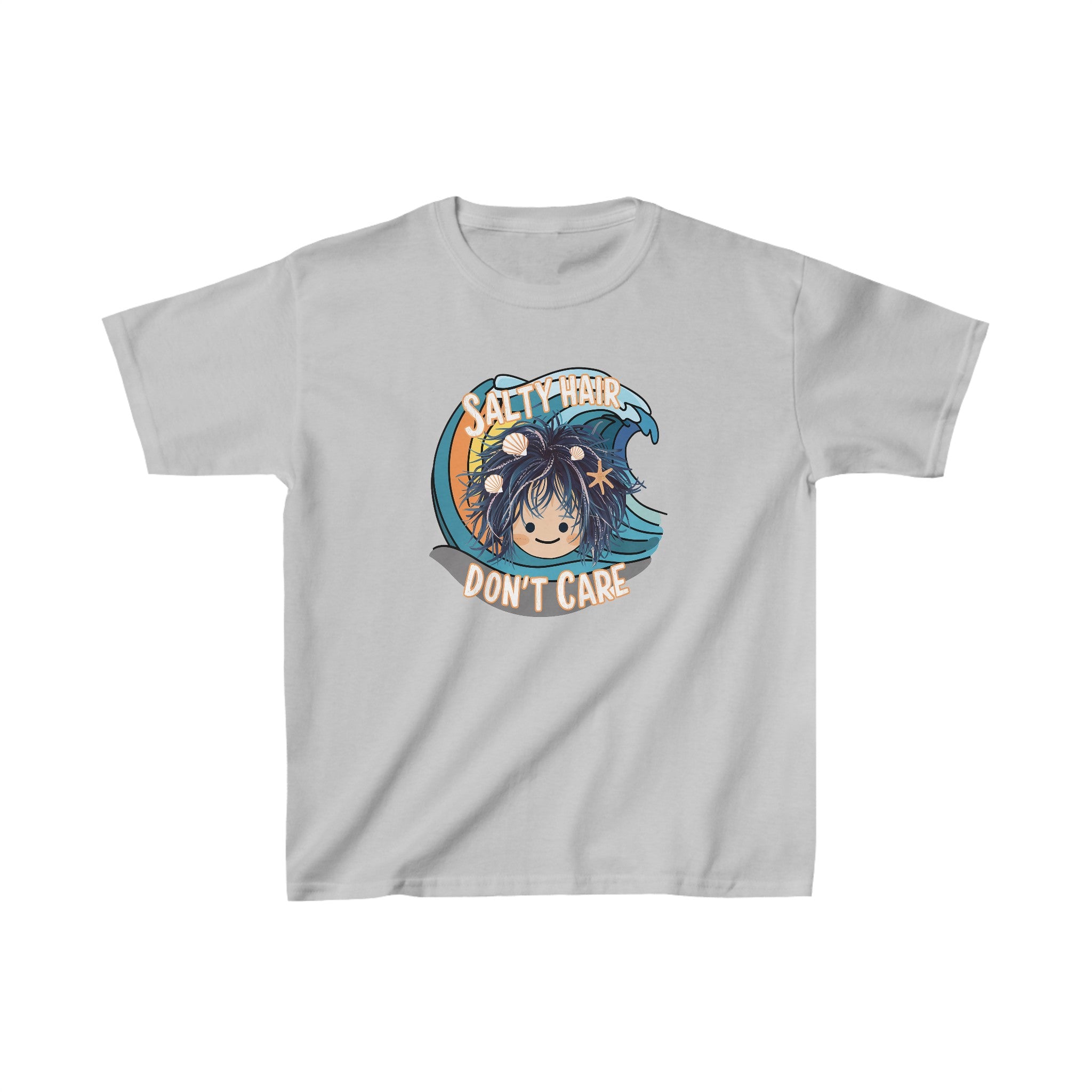 Kids Beach Adventure Heavy Cotton Printed Tee