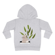 Rabbit Skins Girls and  Toddler Pullover Fleece Hoodie Chest and Back Print