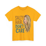 Gildan Salty Hair Unisex Heavy Printed Short Sleeve Cotton Tee