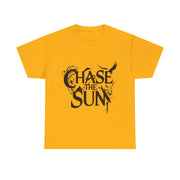 Gildan Chase the Sun Unisex Heavy Printed Short Sleeve Cotton Tee