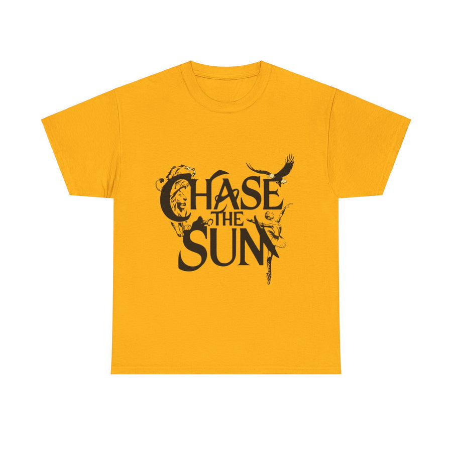 Gildan Chase the Sun Unisex Heavy Printed Short Sleeve Cotton Tee