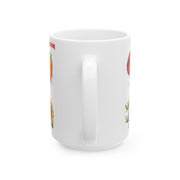 Decorative Items Printed Ceramic Mug, (11oz, 15oz)