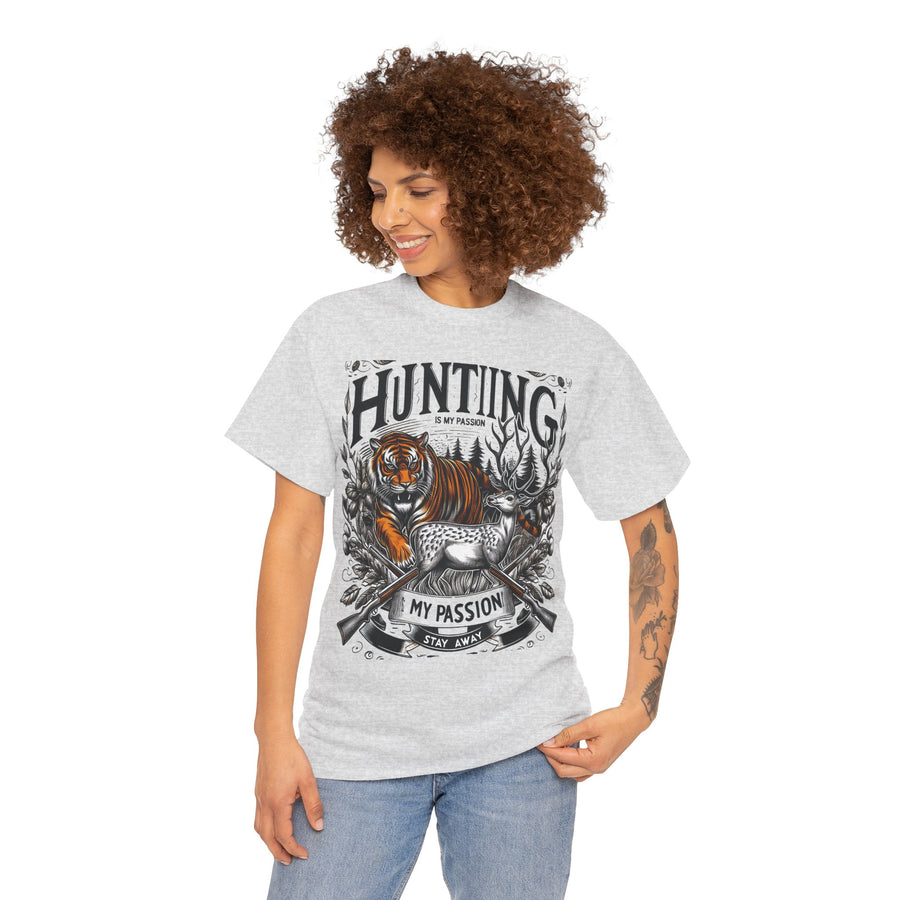 Front and Back Print Unisex Heavy Cotton Tee Shirt