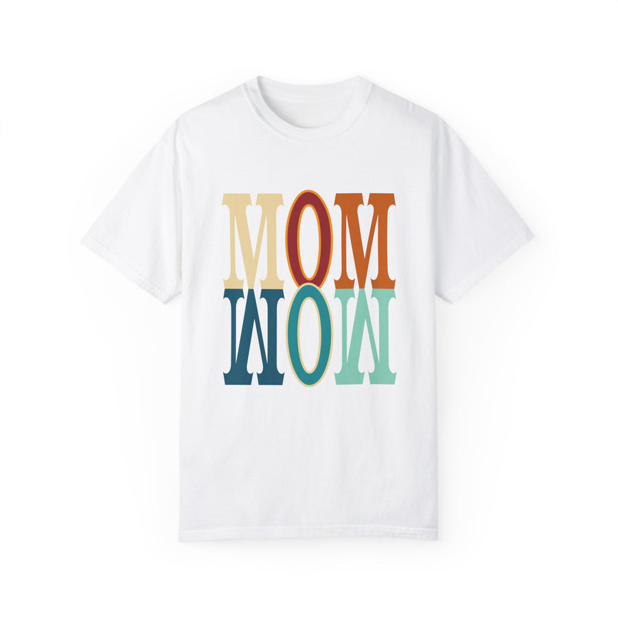 Mom Unisex Garment-Dyed Crew Neck Printed T-shirt