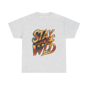 Gildan Stay Wild Unisex Heavy Printed Short Sleeve Cotton Tee