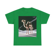 Camel Printed Heavy Cotton Unisex Tee