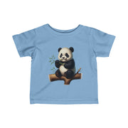 Infant Fine Jersey  Panda Printed Tee