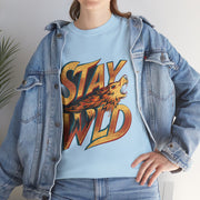 Gildan Stay Wild Unisex Heavy Printed Short Sleeve Cotton Tee