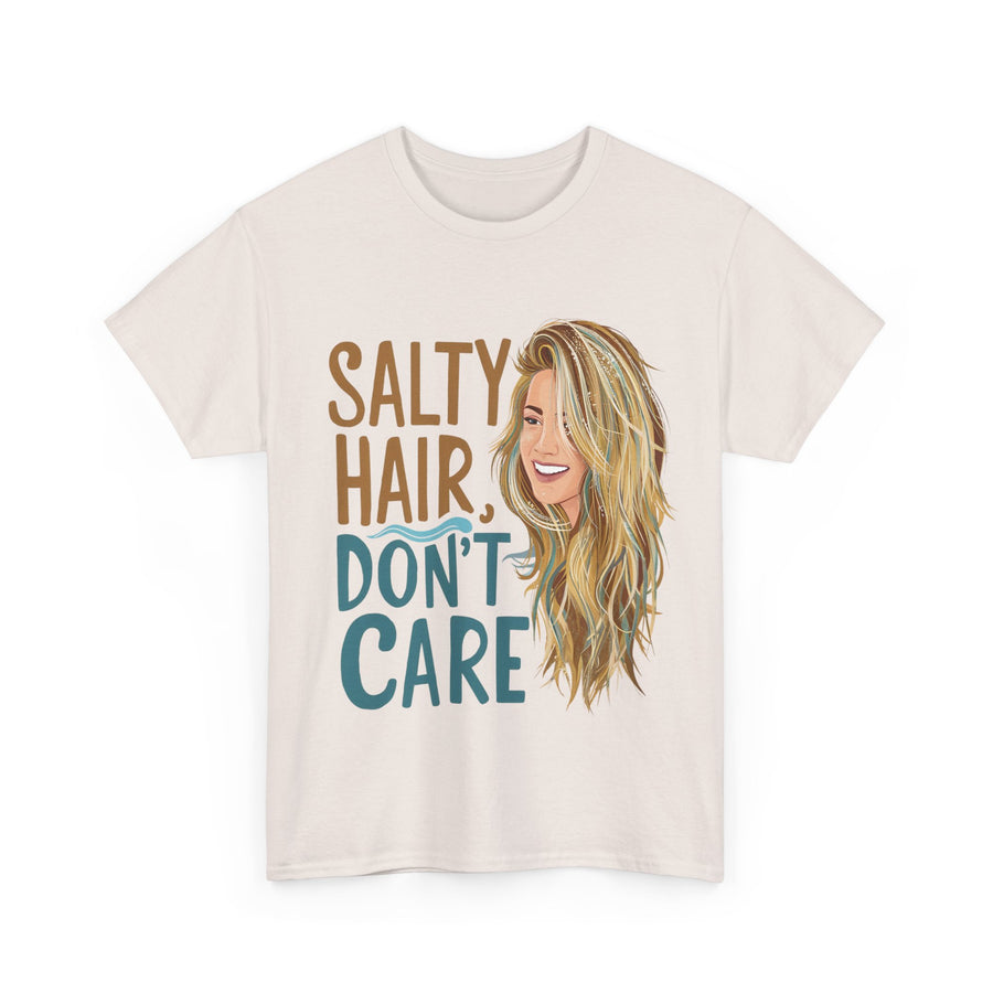 Gildan Salty Hair Unisex Heavy Printed Short Sleeve Cotton Tee