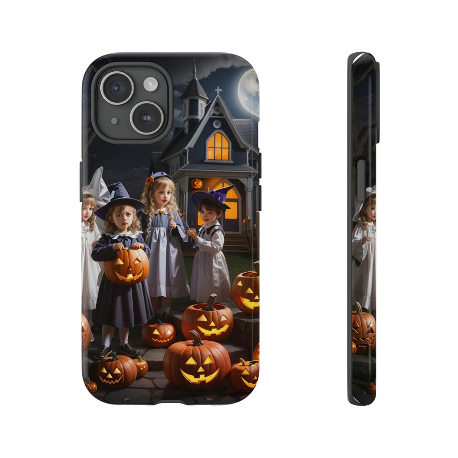 Tough Phone Cases, Colorful Halloweens Design, Apple iPhone, Samsung Galaxy, and Google Pixel devices with premium-quality custom protective phone cases.