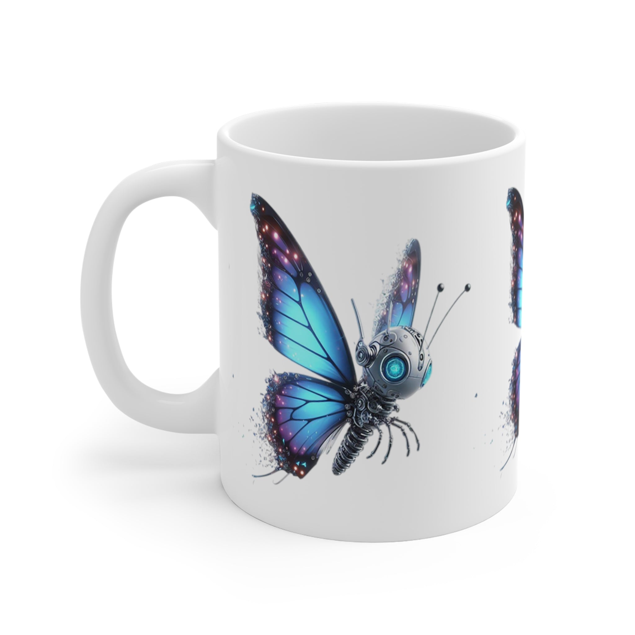 Robotic Butterfly Printed Mug