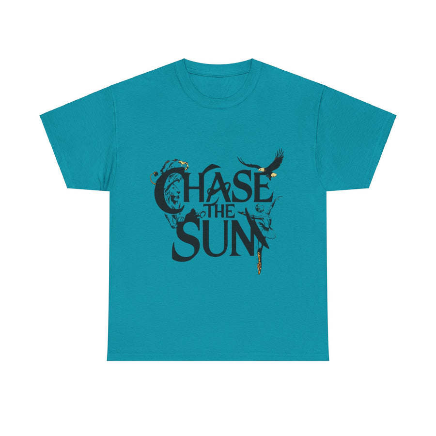 Gildan Chase the Sun Unisex Heavy Printed Short Sleeve Cotton Tee