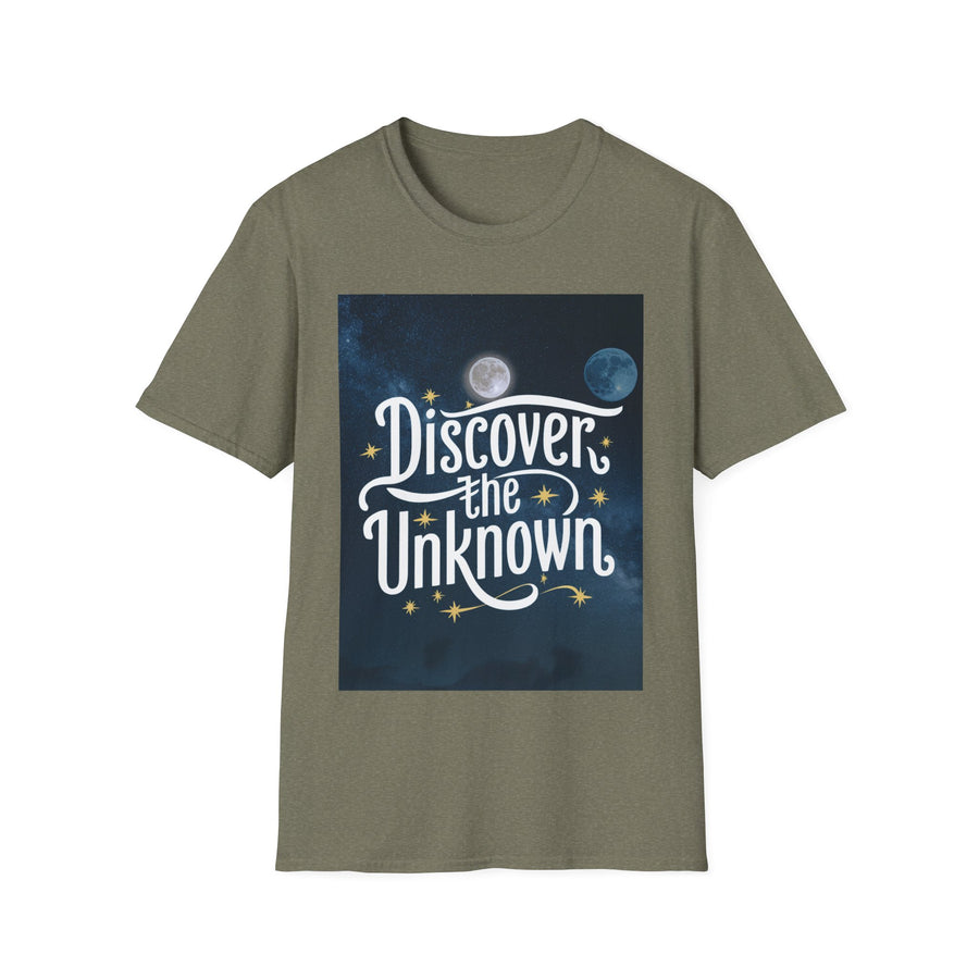 Gildan Discovery The Unknown Unisex Softstyle Chest Print  T-Shirt