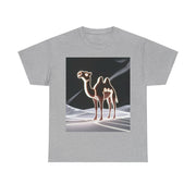 Camel Printed Heavy Cotton Unisex Tee