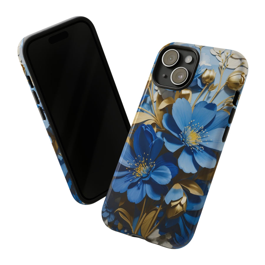 Tough Phone Cases, Colorful Floral Design, Apple iPhone, Samsung Galaxy, and Google Pixel devices with premium-quality custom protective phone cases.