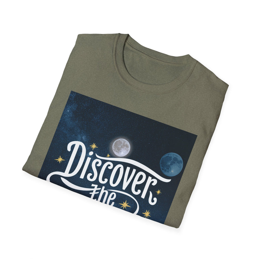 Gildan Discovery The Unknown Unisex Softstyle Chest Print  T-Shirt