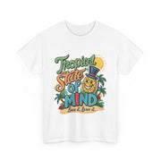 Gildan Tropical State  Unisex Heavy Printed Short Sleeve Cotton Tee