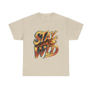 Gildan Stay Wild Unisex Heavy Printed Short Sleeve Cotton Tee