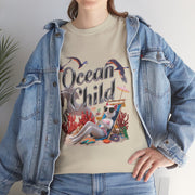 Ocean Child Printed Unisex Heavy Cotton Short Sleeve T-Shirt