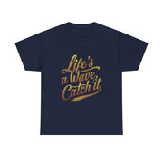 Gildan Life is a Wave Printed Unisex Heavy Cotton Short Sleeve Tee