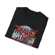 Travel the World Unisex Softstyle Printed T-Shirt