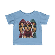 Infant Fine Jersey 3H Puppy Printed Tee