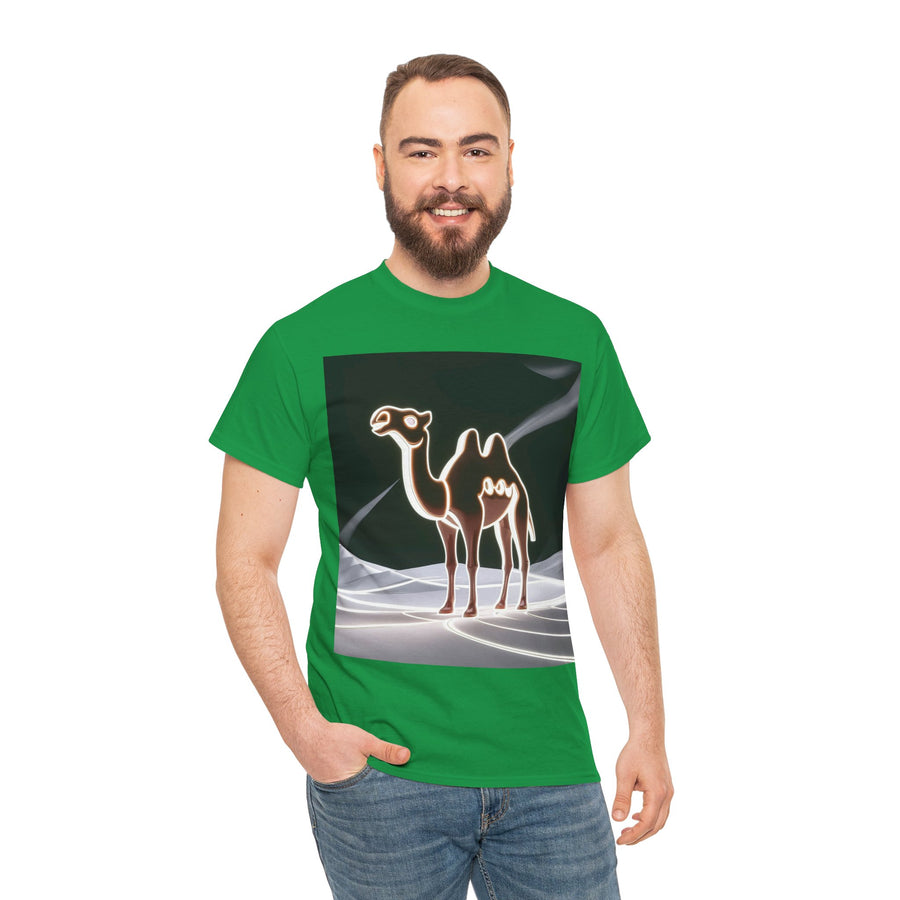 Camel Printed Heavy Cotton Unisex Tee