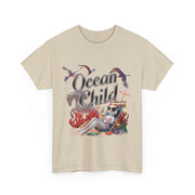 Ocean Child Printed Unisex Heavy Cotton Short Sleeve T-Shirt