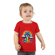 Toddler  100% Ringspun cotton Chest Print Short Sleeve T-shirt