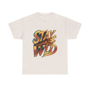 Gildan Stay Wild Unisex Heavy Printed Short Sleeve Cotton Tee